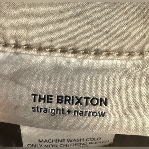 Joes Pants Men’s 38 Beige The Brixton Straight Narrow Trouser Stretch Preppy - Picture 9 of 12